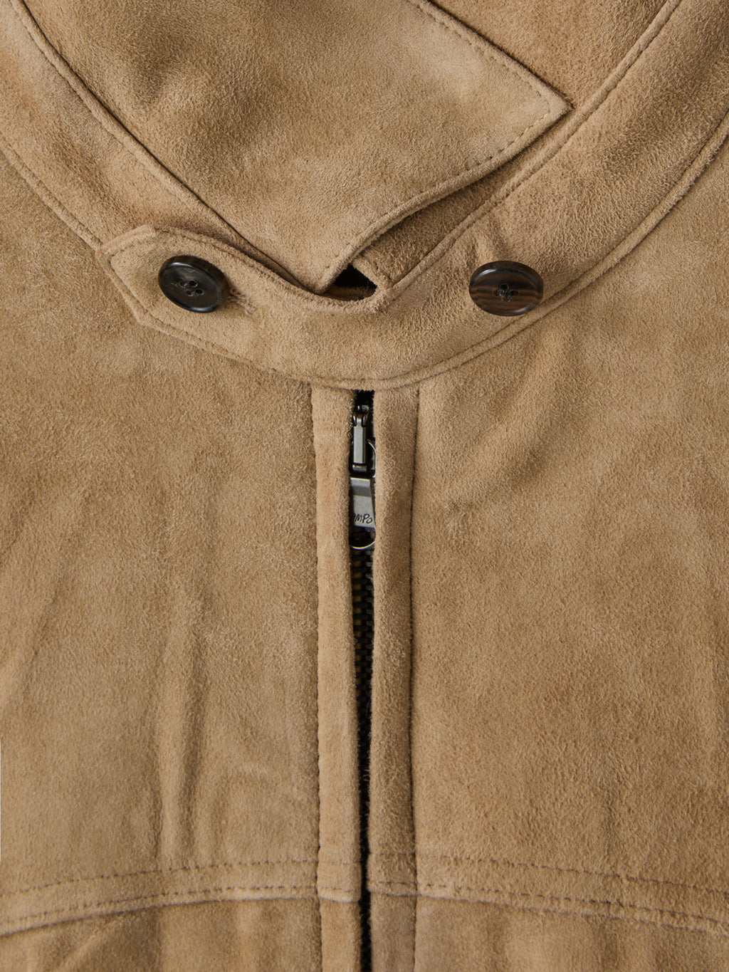 Suede Harrington Jumper (Desert)
