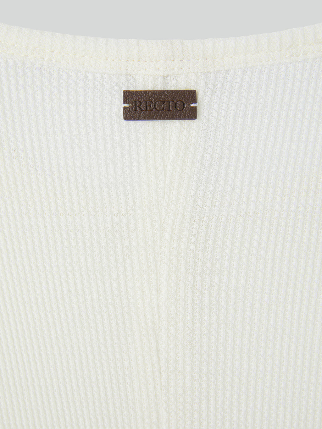 Cashmere Blend Long-Sleeve Top (Cream)