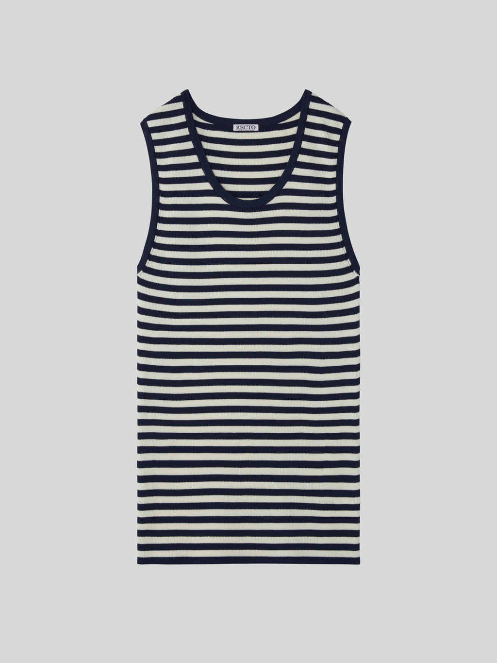 Marina Summer Knit Tank Top (Navy)