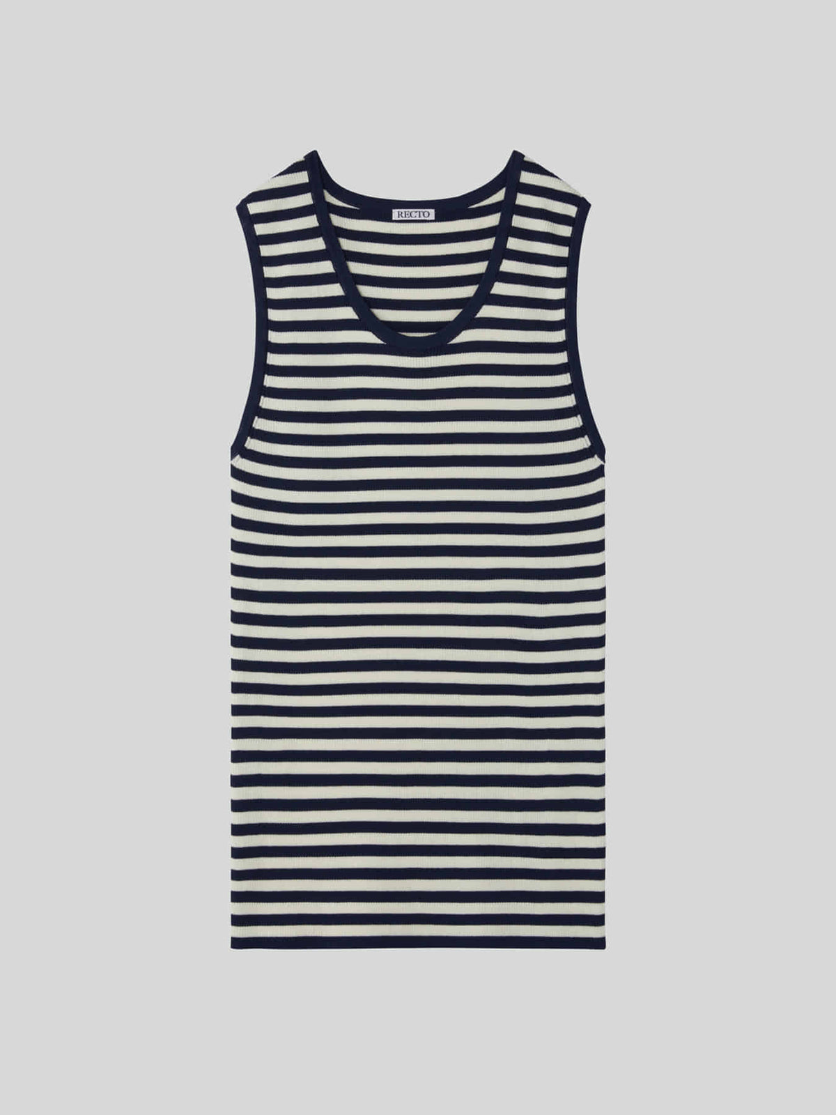Marina Summer Knit Tank Top (Navy)