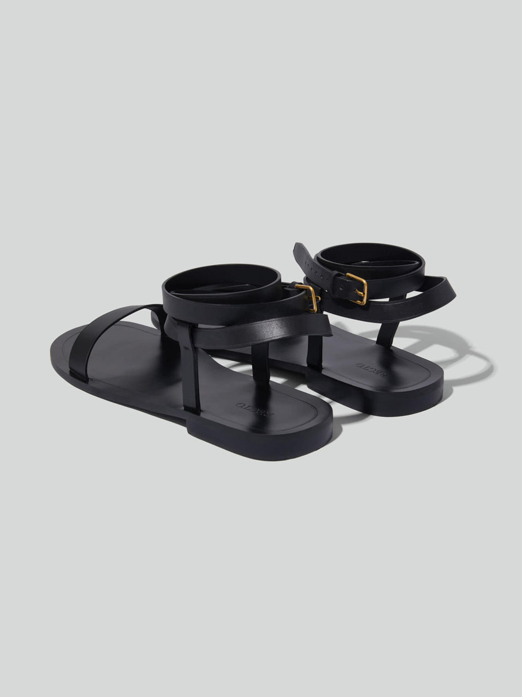 Strapy Buckle Sandal Men (Black)