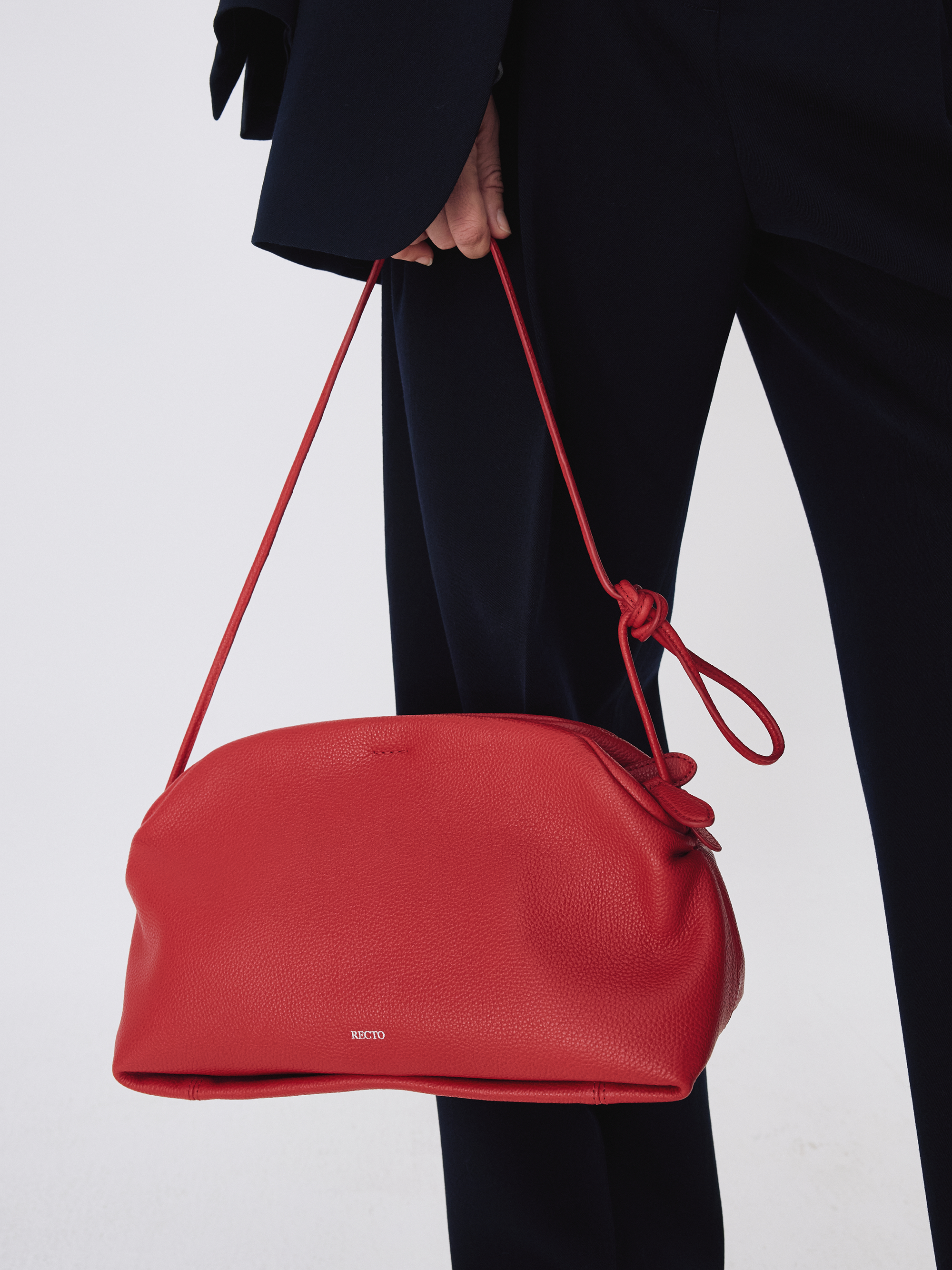 Singular Cross Strap Bag (Vintage Red)