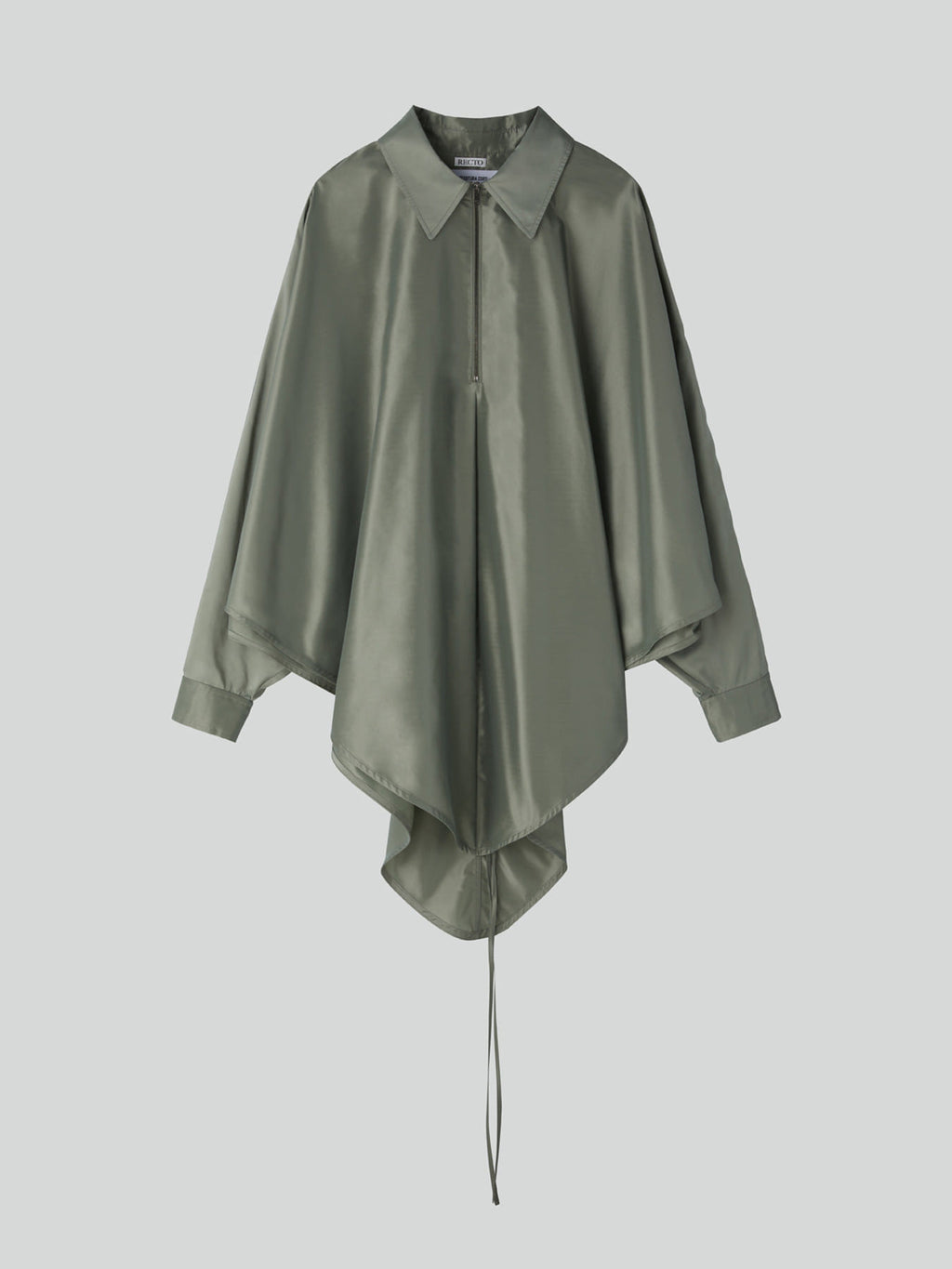 Oversized Cape Jumper (Light Khaki)